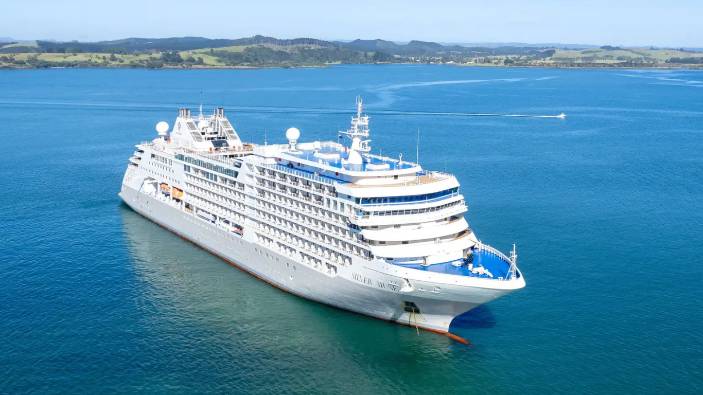 Silver Muse luxury expedition cruise ship in India