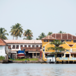 Colonial waterfront buildings in Fort Kochi Cochin heritage shore excursion