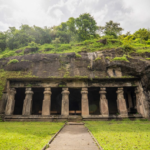 Elephanta caves by speedboat