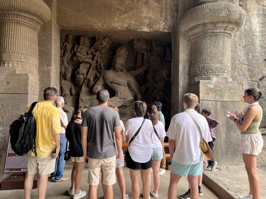 Guided Elephanta Caves visit on Elephanta Island